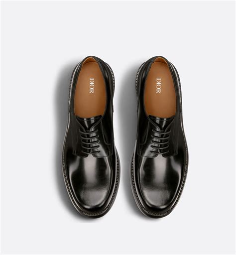 Dior Carlo Derby Shoe Black Polished Calfskin 